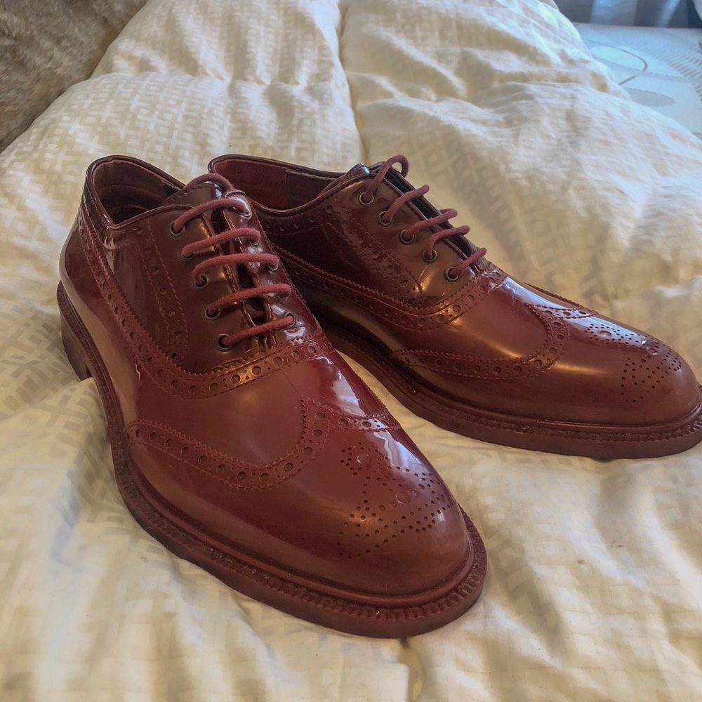 Vivienne Westwood Ruby Red Patent Brogues